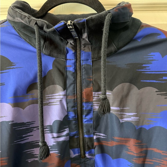 Free People Movement Daybreak Sweatshirt Size Medium Pullover Printed 1/2 Zip - Picture 5 of 13